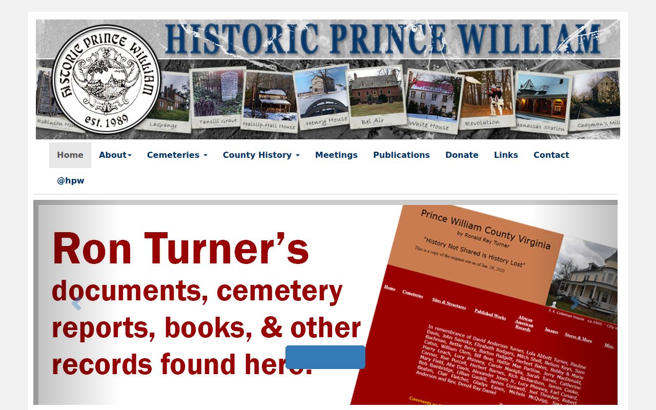 Montclair city directory historical context from Historic Prince William holdings