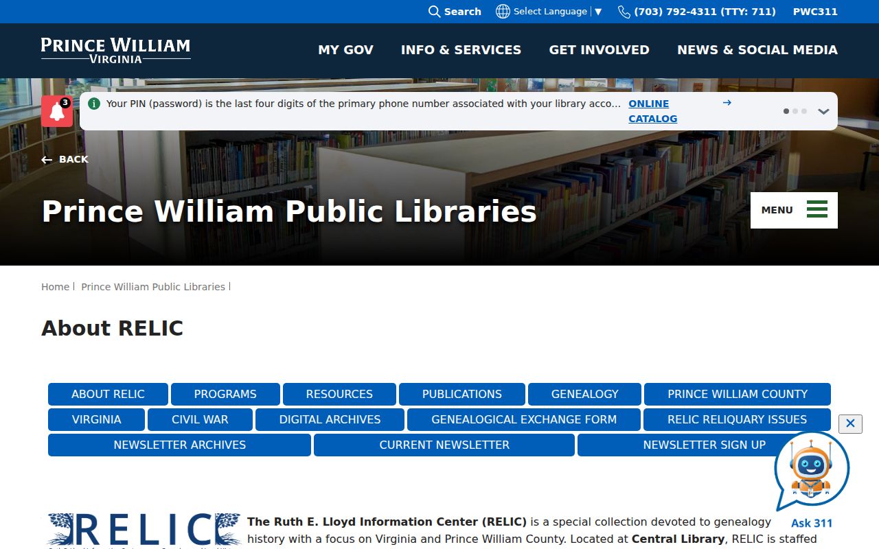 Montclair city directory research at the RELIC local-history collection