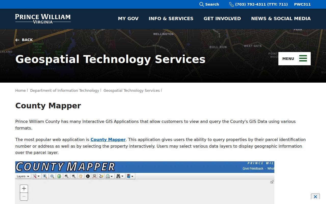 Montclair ZIP code directory County Mapper help and parcel caveats